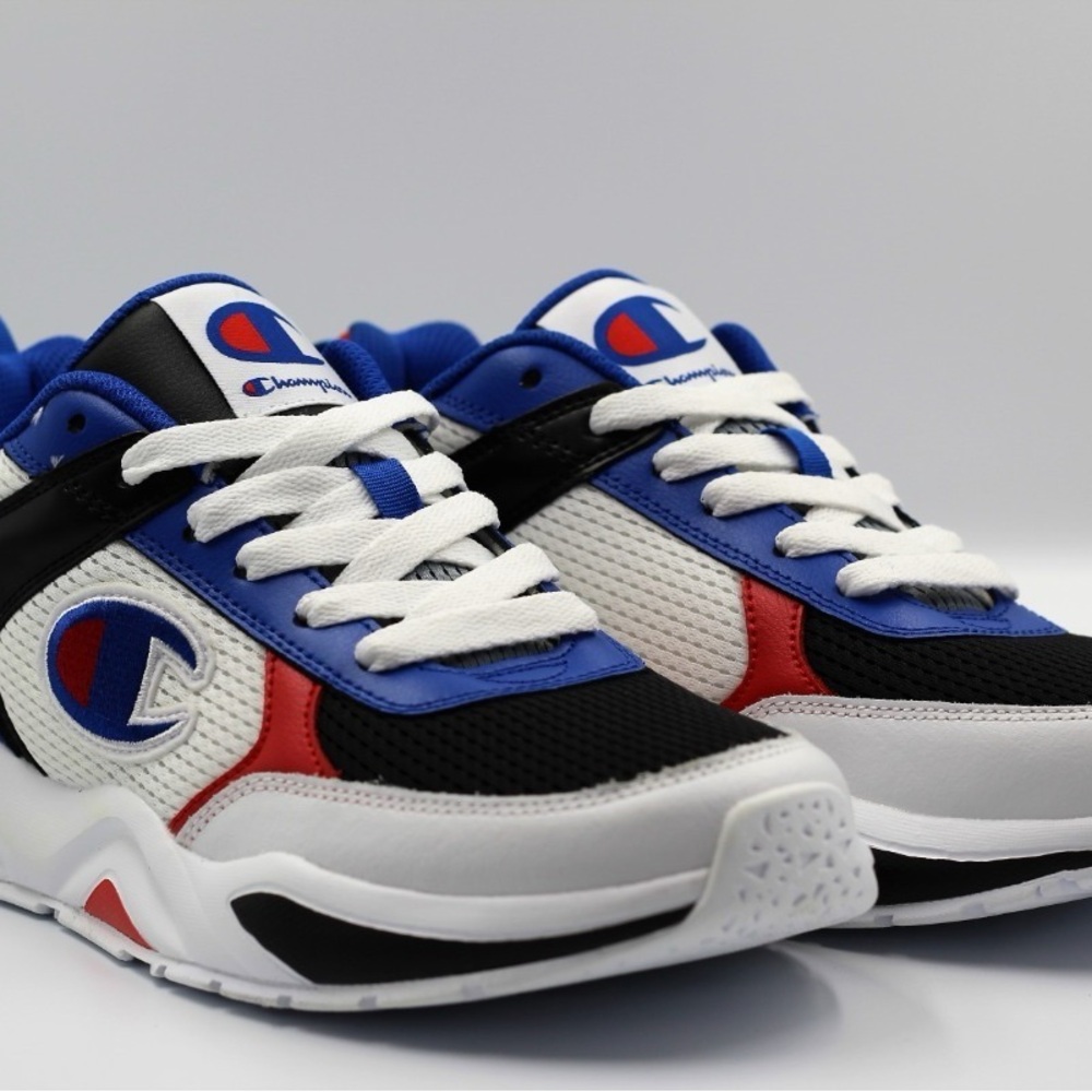 Champion Mens Blue and Red Sneakers
